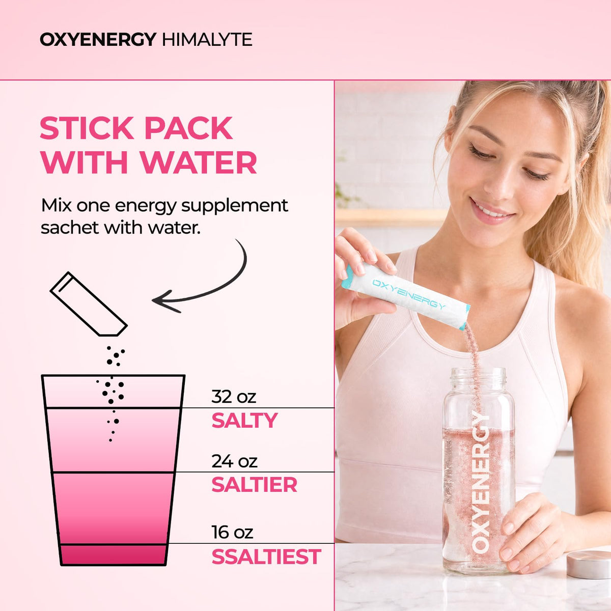 HIMALYTE Electrolyte Powder Packets – Sea Salt Lemon