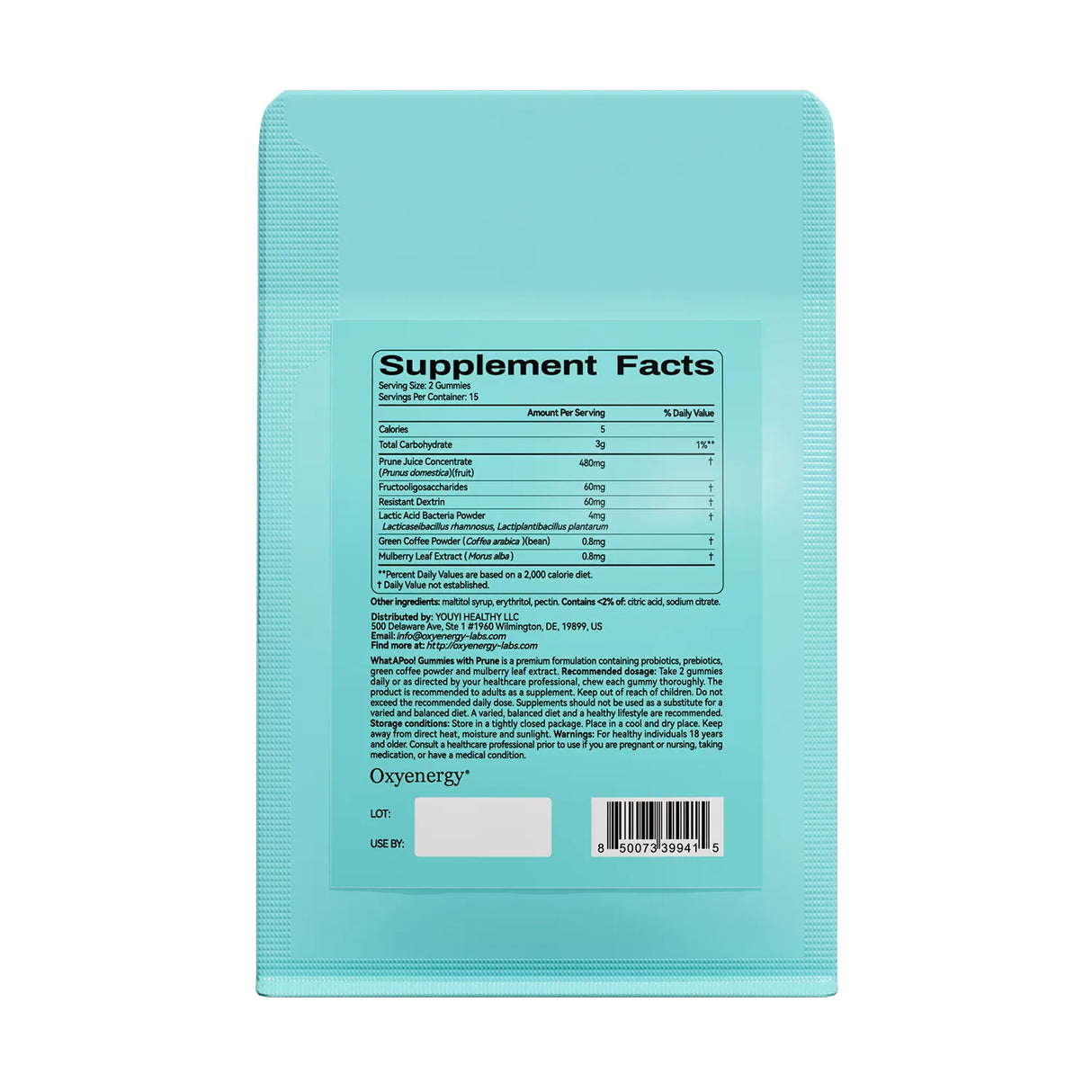 WhatAPoo! Gummies with Prune