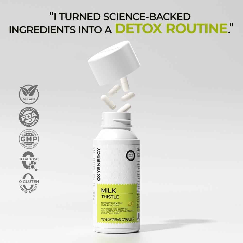 OXYENERGY Milk Thistle, 36 Capsules