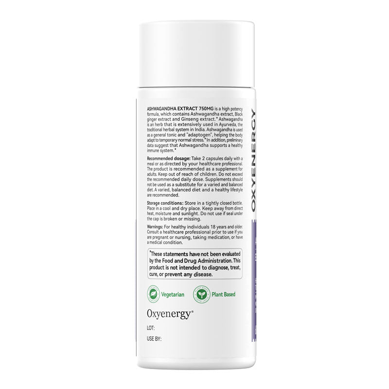 ASHWAGANDHA EXTRACT 750MG