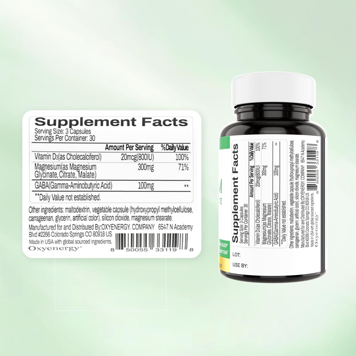 OXYENERGY Triple Magnesium Complex Supplement