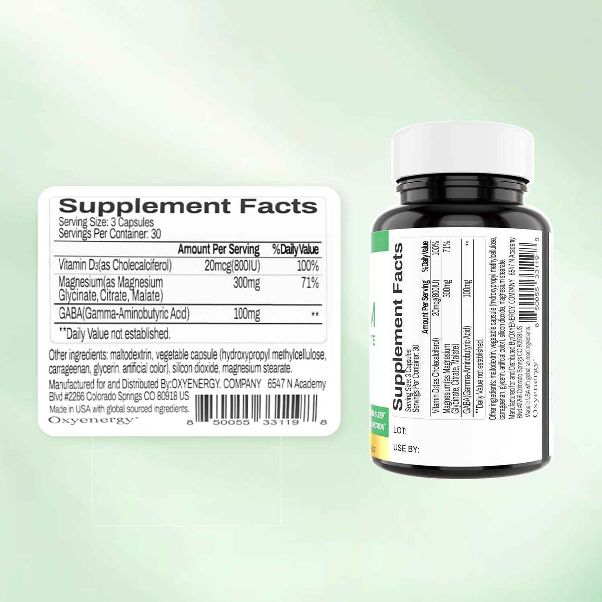 OXYENERGY Triple Magnesium Complex Supplement - Oxyenergy.us