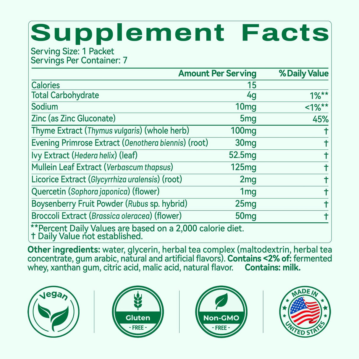 OxyEnergy Mullein Leaf Extract for Lungs