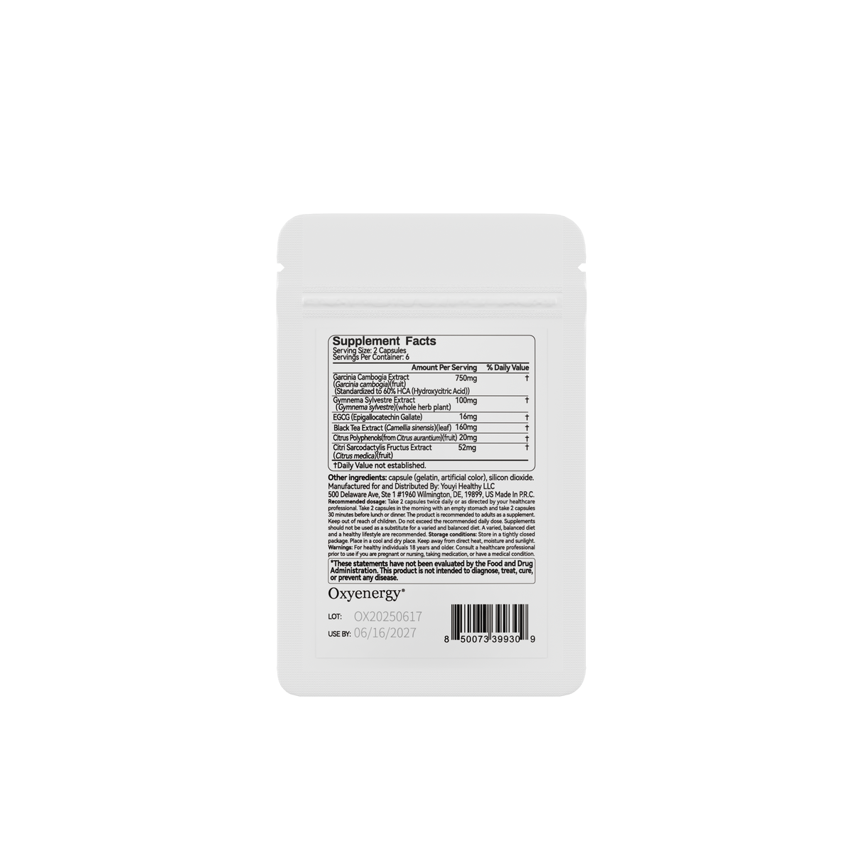 Calorie Blocker Sachet - Trial Pack