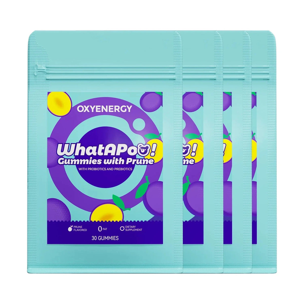 WhatAPoo! Gummies with Prune - Oxyenergy.us