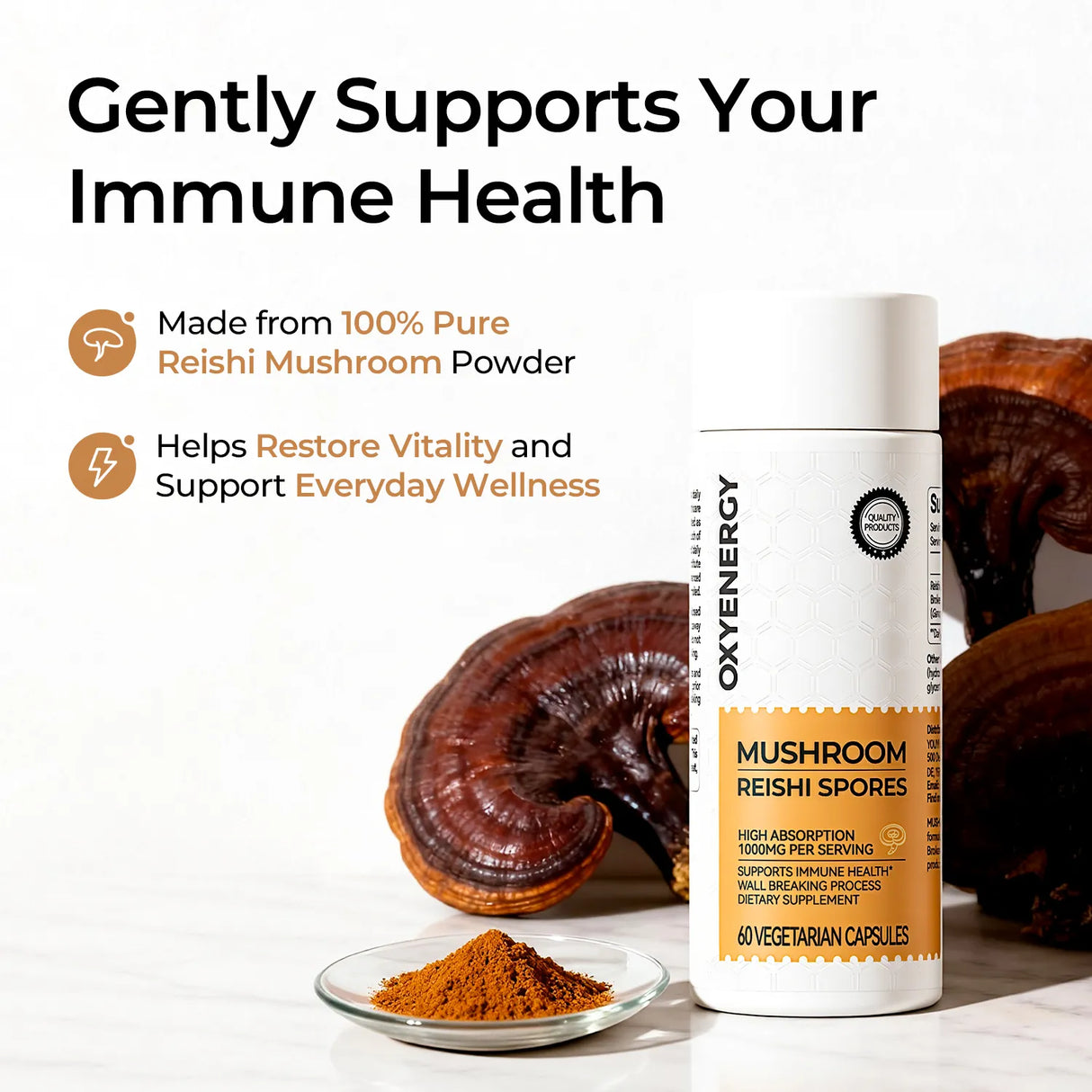 MUSHROOM REISHI SPORES