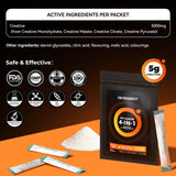 OxyEnergy Creatine Monohydrate Powder Travel Packs