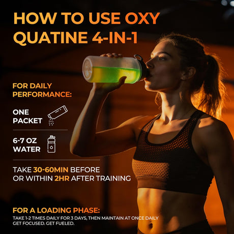 OxyEnergy Creatine Monohydrate Powder Travel Packs - Oxyenergy.us