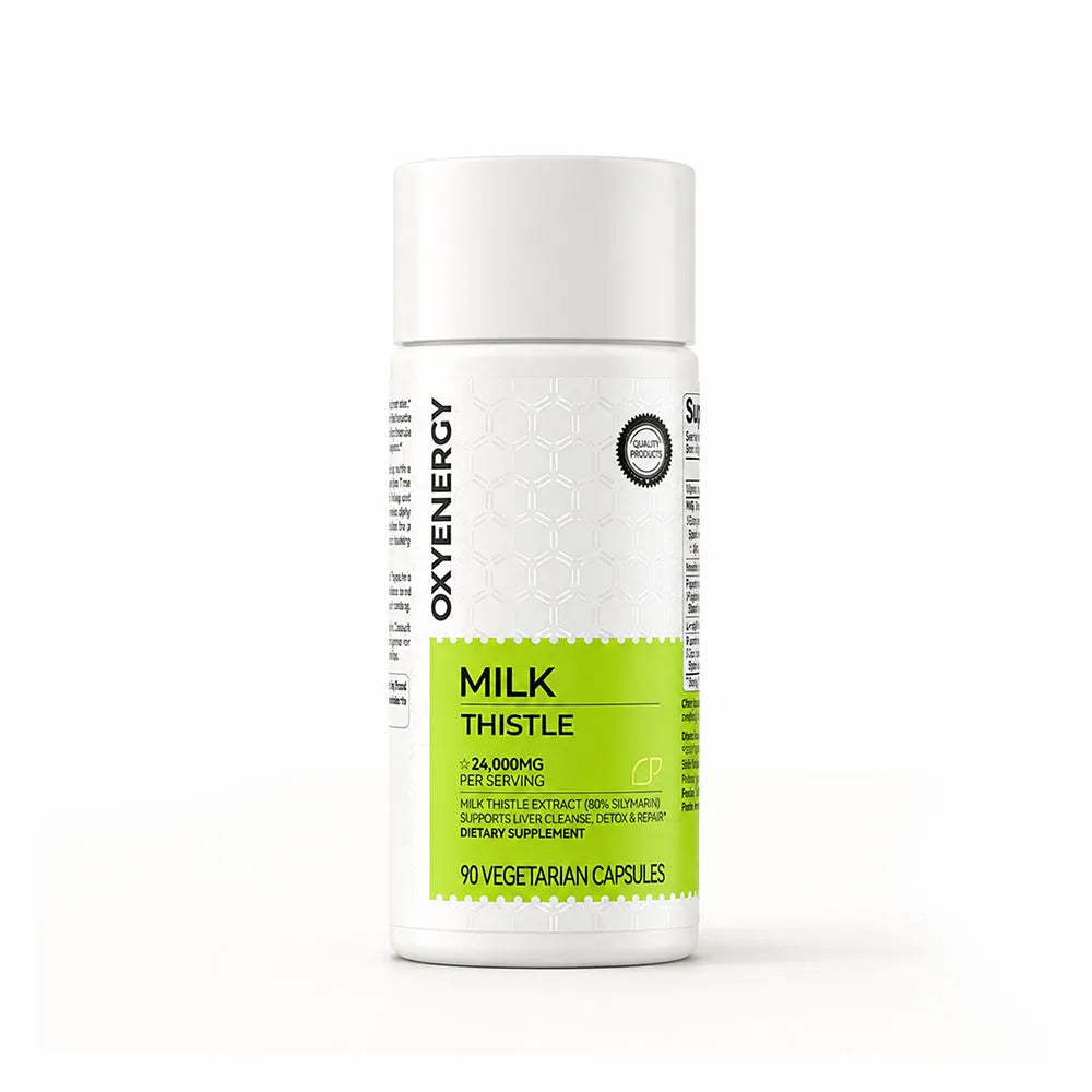OXYENERGY Milk Thistle Liver Support Supplement