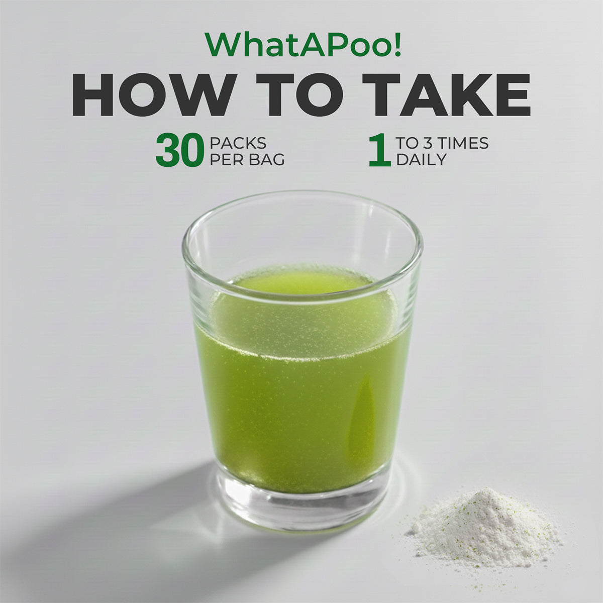 OXYENERGY WhatAPoo! Gentle Daily Fiber + Digestive Comfort