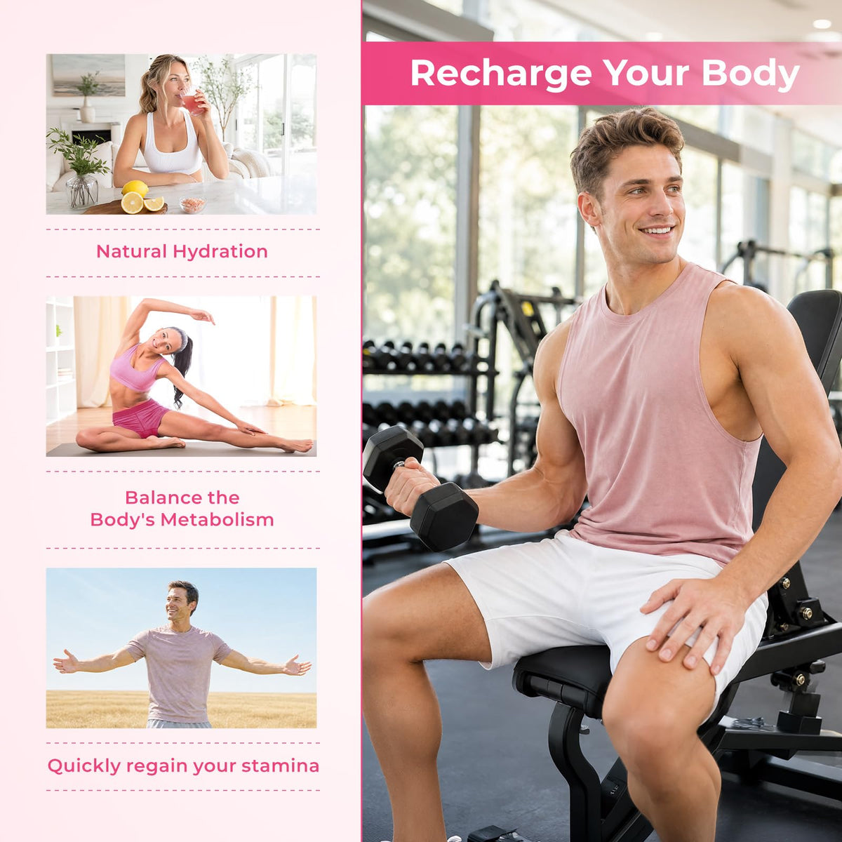 HIMALYTE Electrolyte Powder Packets – Sea Salt Lemon