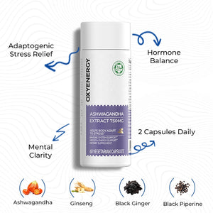 ASHWAGANDHA EXTRACT 750MG - Oxyenergy.us
