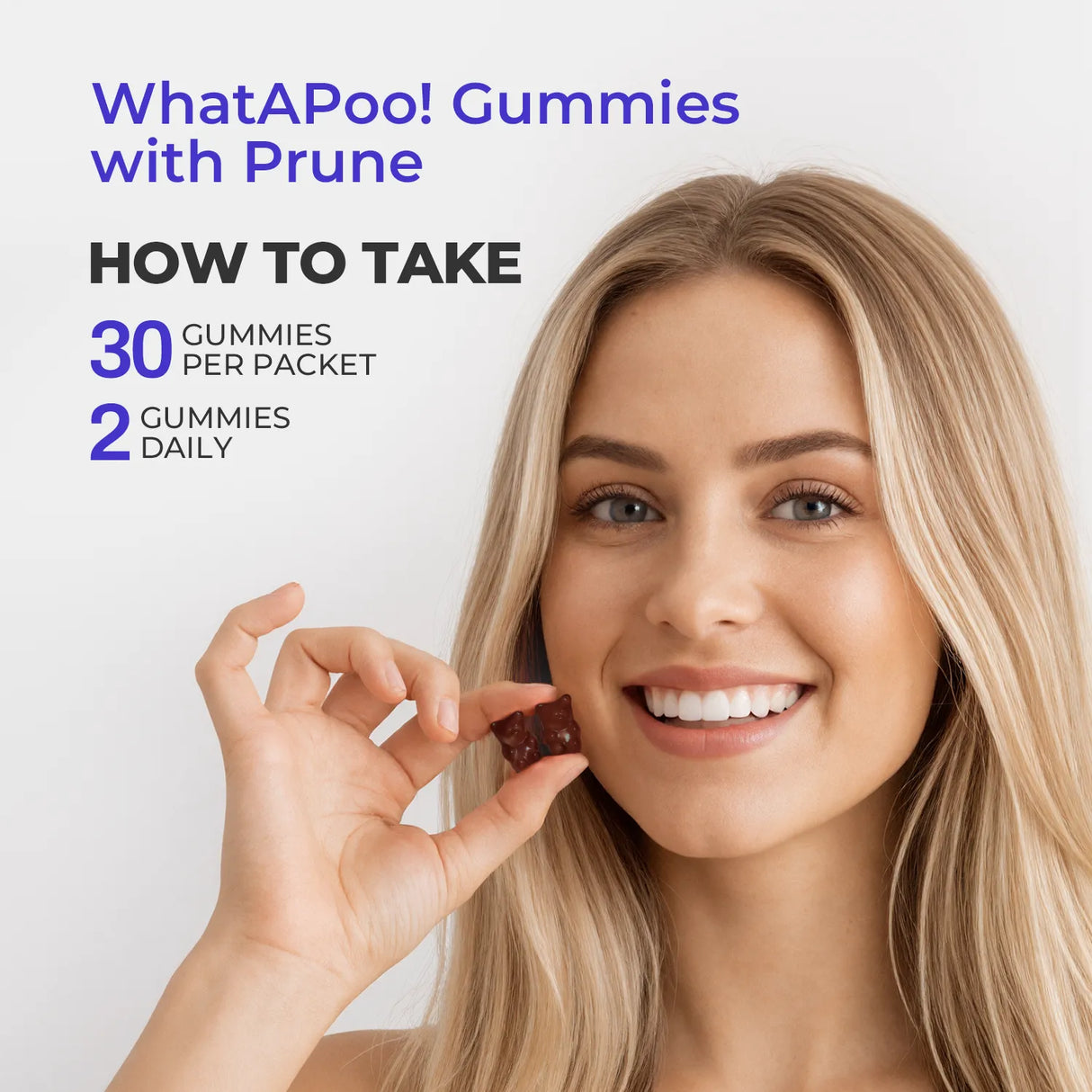 WhatAPoo! Gummies with Prune