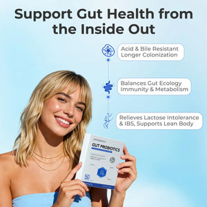 Gut Probiotics - Helps Soothe Occasional Bloating - Oxyenergy.us