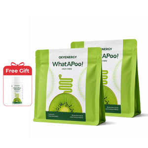 OXYENERGY WhatAPoo! Gentle Daily Fiber + Digestive Comfort