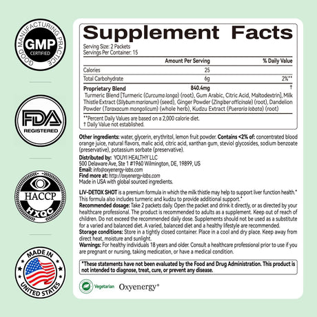 OxyEnergy Liver Cleanse Detox & Repair - Oxyenergy.us