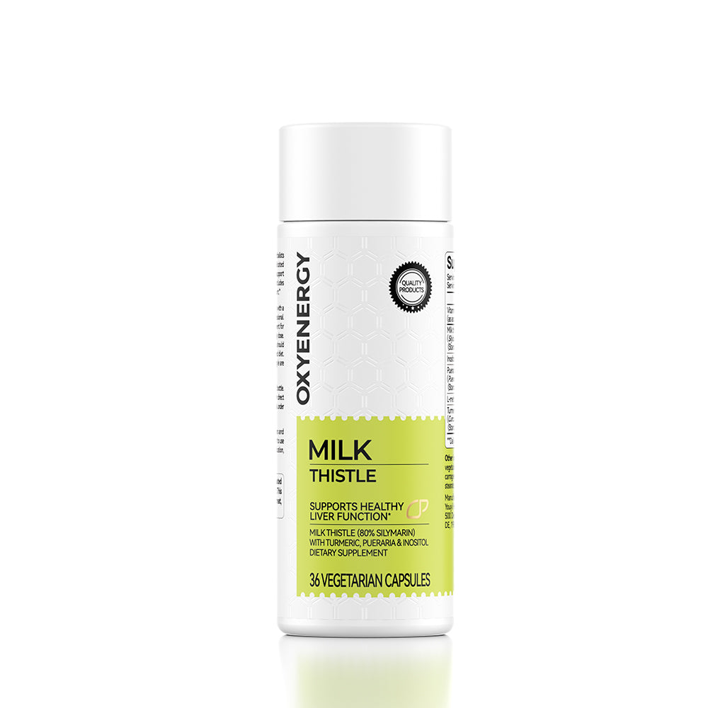 OXYENERGY Milk Thistle Liver Support Supplement
