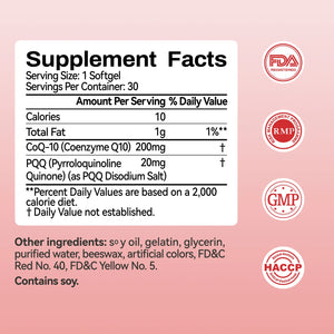 CoQ-10 200mg with PQQ 20mg - Oxyenergy.us