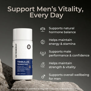 Tribulus Terrestris - Supports Daily Stamina & Energy - Oxyenergy.us