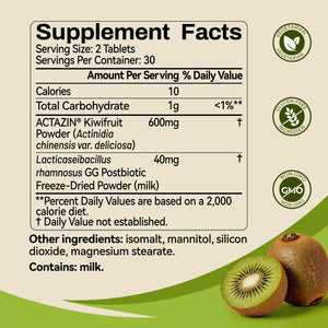 WhatAPoo! Chewables | Gentle Daily Gut Support & Regularity with Actazin® Kiwi & Postbiotics, Clinically Proven - Oxyenergy.us