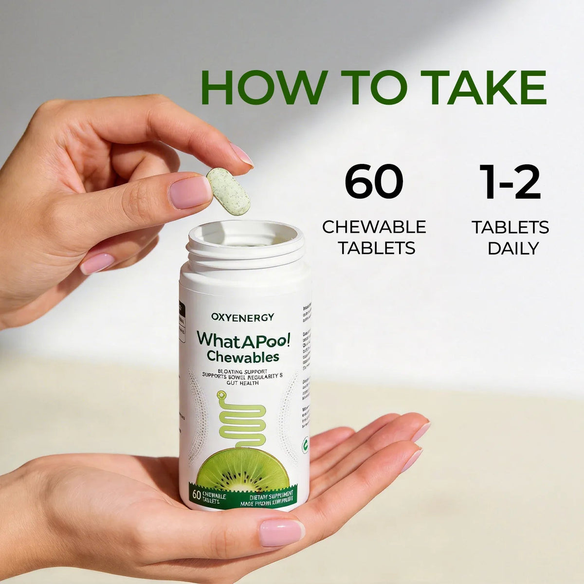 OXYENERGY WhatAPoo! Chewables