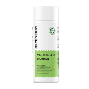 METHYL B-12 5000MCG - Supports Brain Cell Function - Oxyenergy.us