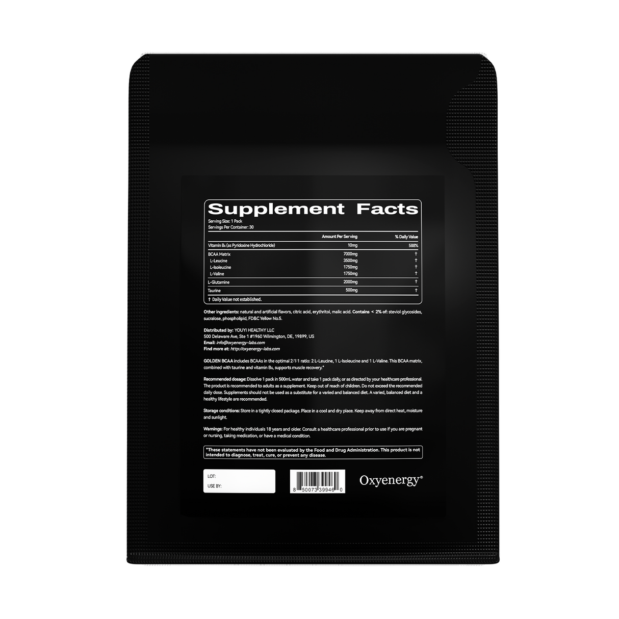 GOLDEN  BCAA - Supports Natural Muscle Strength