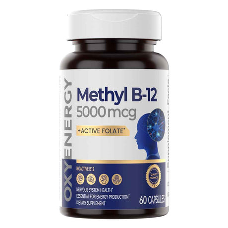 OxyEnergy Methyl Vitamin B12 5000mcg - Oxyenergy.us