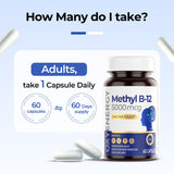 OxyEnergy Methyl Vitamin B12 5000mcg