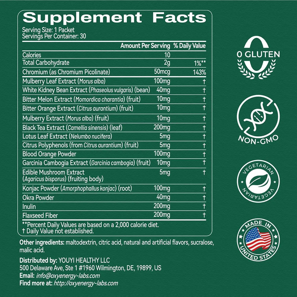 OXYENERGY LIPO Slash 16-in-1 GLP-1 Weight Management Packets