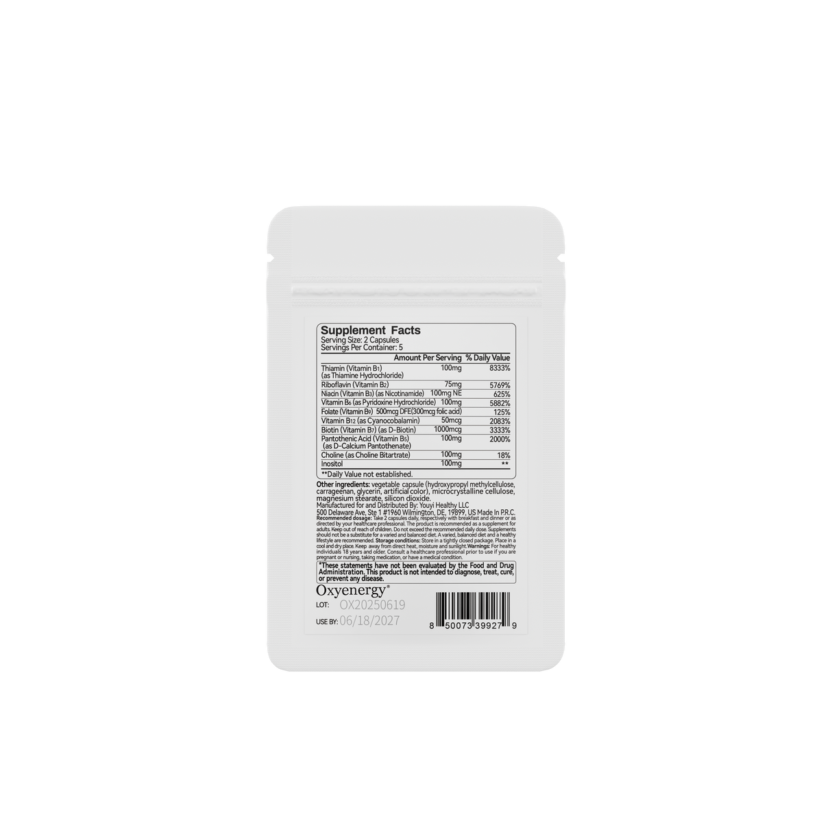 MEGA B Complex Sachet - Trial Pack