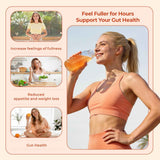 OxyEnergy Hunger Control Fiber Drink Mix, 3g, 30 Packets, Natural Lemon Flavor