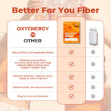 OxyEnergy Hunger Control Fiber Drink Mix, 3g, 30 Packets, Natural Lemon Flavor