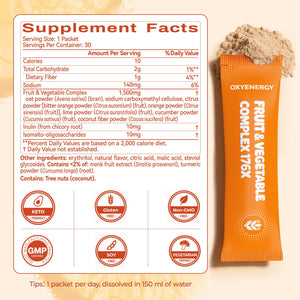 5-Box Bundle — OxyEnergy Hunger Control Fiber Drink Mix, 3g, 150 Packets - Oxyenergy.us