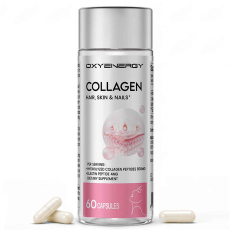 OxyEnergy Collagen Peptides Capsules for Women - Oxyenergy.us