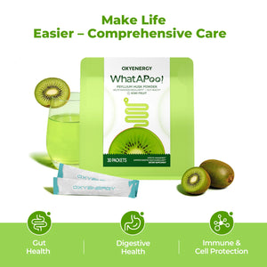 OXYENERGY WhatAPoo! Gentle Daily Fiber + Digestive Comfort