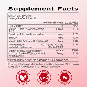 Daily Lipo-Iron - Gentle Iron Supplement - Oxyenergy.us