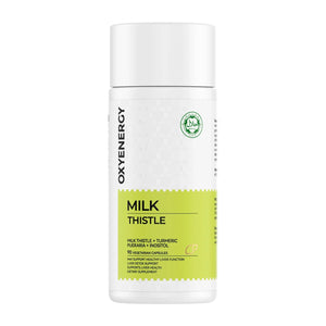 Milk Thistle 300mg (80% Silymarin) | Liver Support Supplement with Inositol, Turmeric & Pueraria - Oxyenergy.us