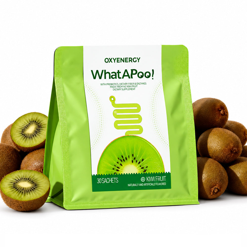 OXYENERGY WhatAPoo! Gentle Daily Fiber + Digestive Comfort